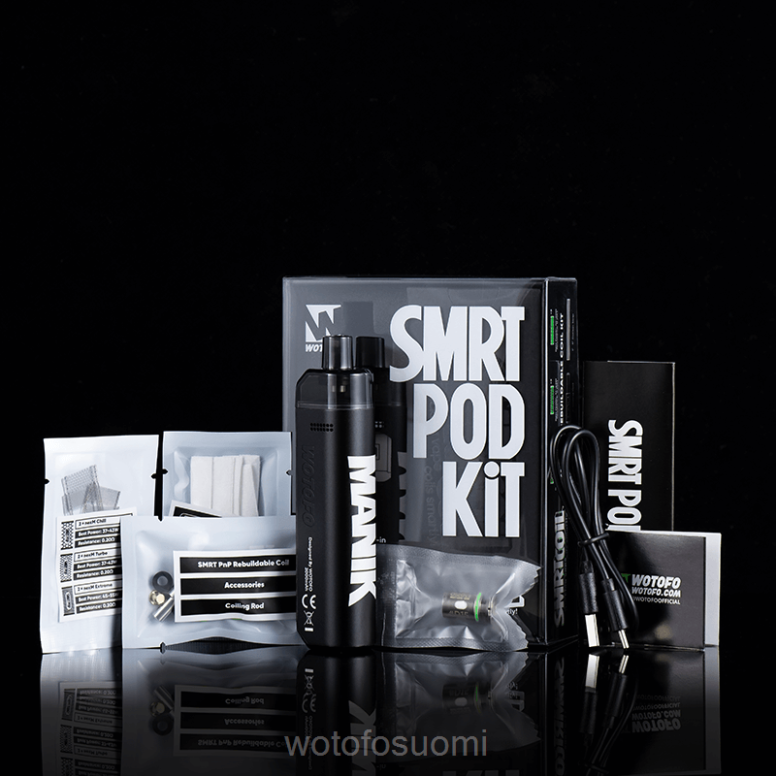 4Z6VH18 Wotofo SMRT pod-sarja pnp-sarja musta punainen | Wotofo E-Cigarette