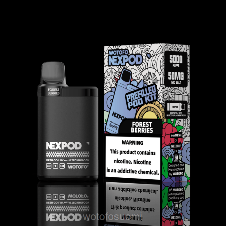 4Z6VH8 Wotofo NEXPOD sarja 20mg all inclusive -laatikko | Wotofo E-Cigarette