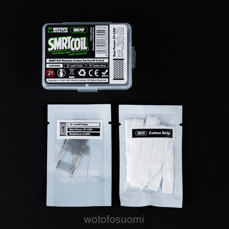 4Z6VH317 Wotofo SMRT pnp mesh-puuvillasetti nexmesh chill | Wotofo Vape Review