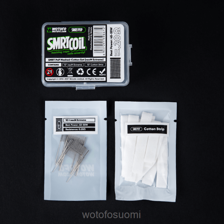 4Z6VH317 Wotofo SMRT pnp mesh-puuvillasetti nexmesh chill | Wotofo Vape Review