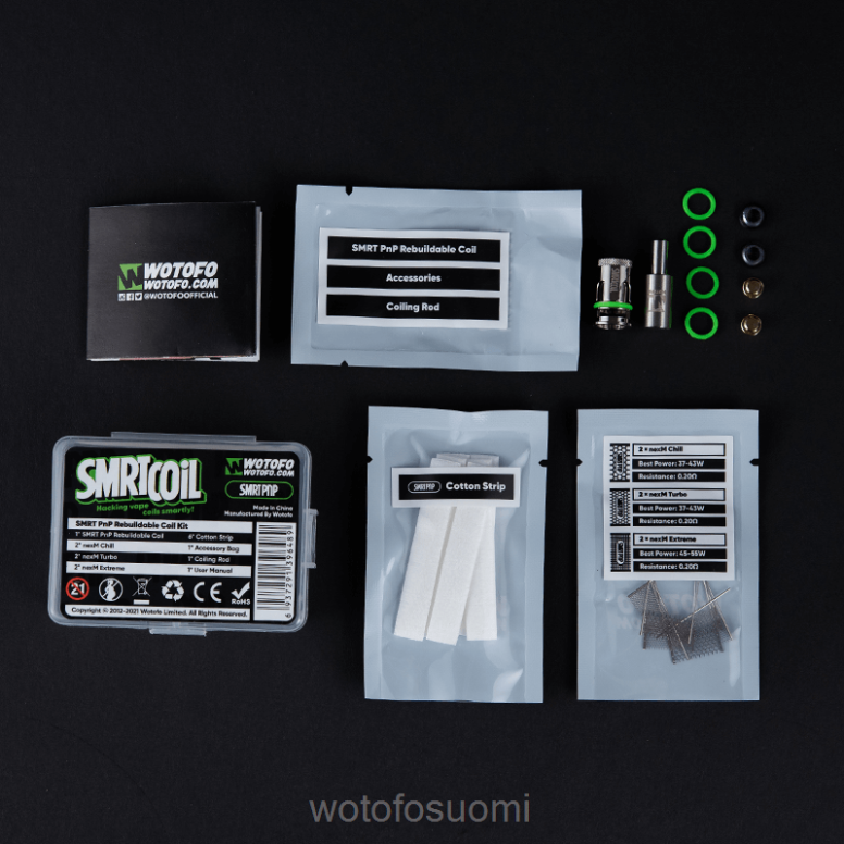 4Z6VH318 Wotofo SMRT uusittava kelasarja smrt pnp -sarja | Wotofo E-Cigarette