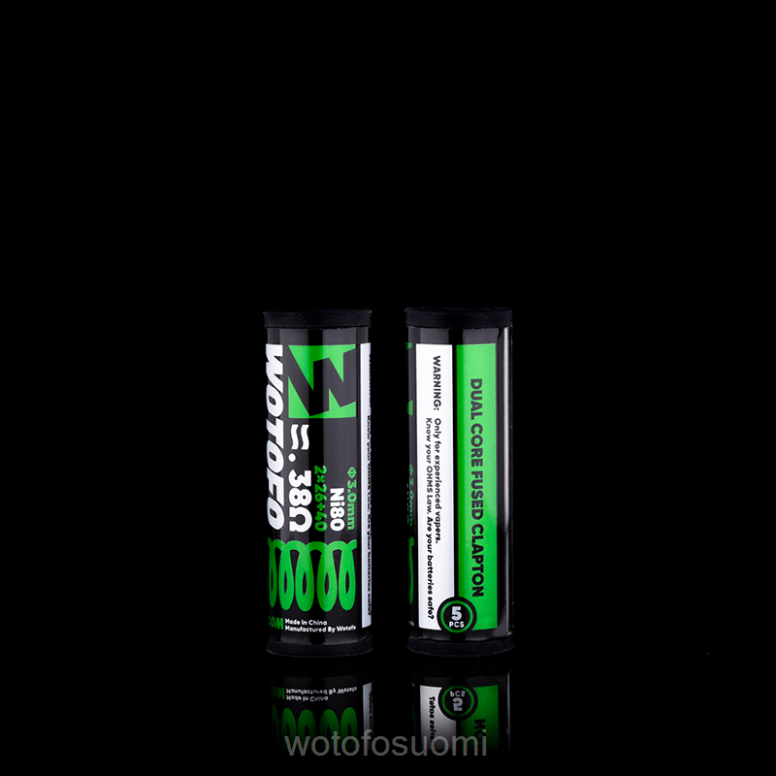 4Z6VH325 Wotofo valmiiksi rakennetut kelat kaksiytiminen sulatettu clapton 0,38 ohm 5kpl | Wotofo Flavors