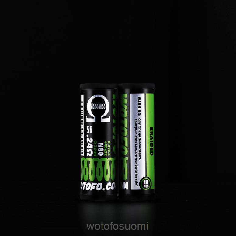 4Z6VH325 Wotofo valmiiksi rakennetut kelat kaksiytiminen sulatettu clapton 0,38 ohm 5kpl | Wotofo Flavors