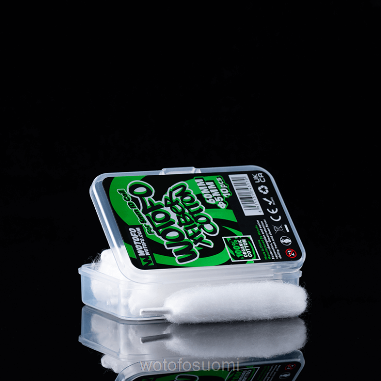 4Z6VH348 Wotofo xfiber puuvillaa id coilille 5mm paksu 10kpl | Wotofo E-Cigarette