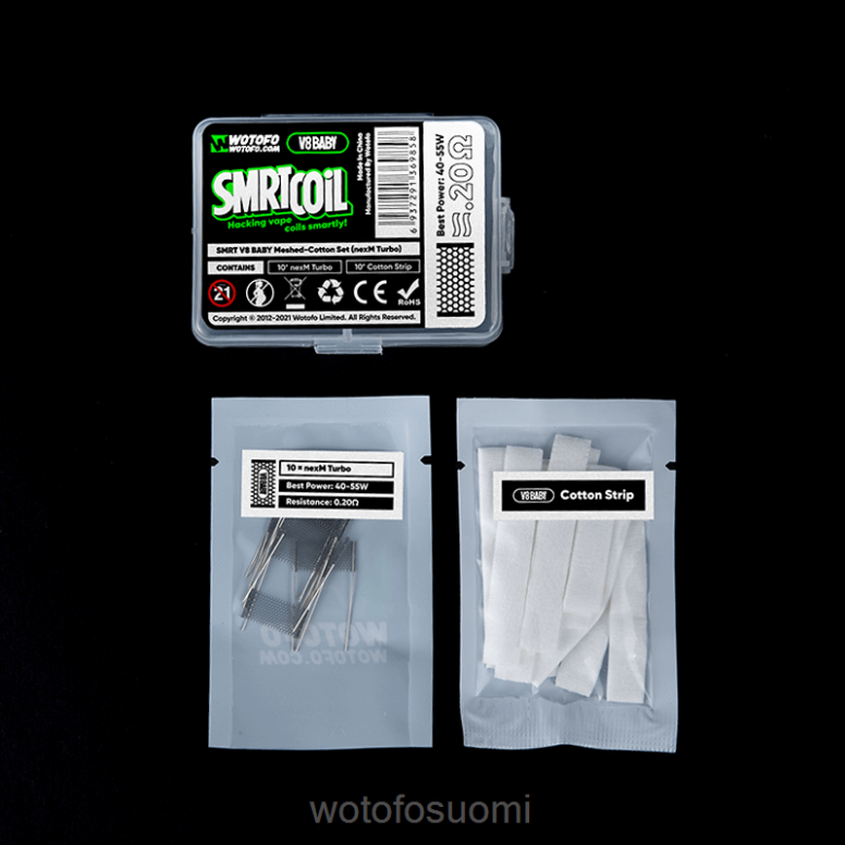 4Z6VH369 Wotofo SMRT v8 baby mesh-puuvillasetti nexmesh extreme | Wotofo Price
