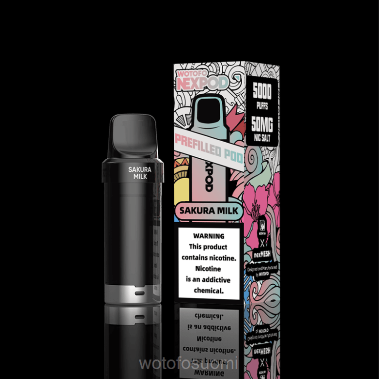 4Z6VH82 Wotofo NEXPOD vaihtokotelo tuplaomena 20 mg | Wotofo Helsinki
