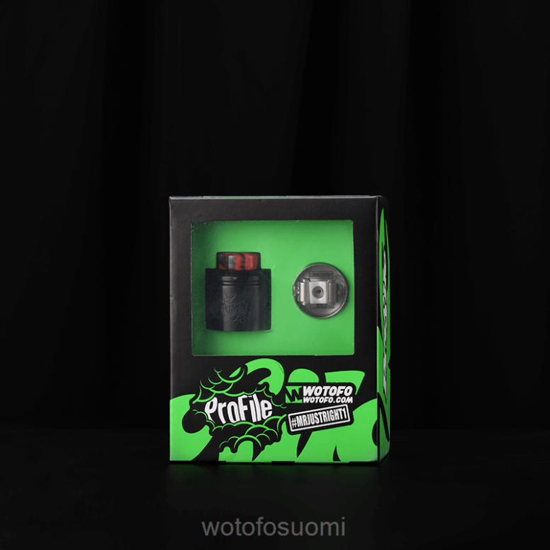4Z6VH183 Wotofo PROFILE rda himmeä musta | Wotofo Shop Online